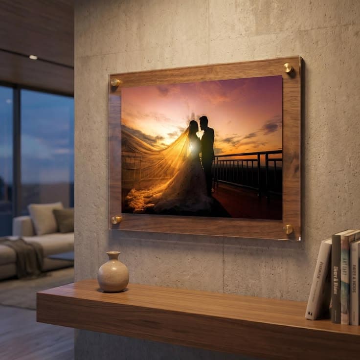 Floating Acrylic Photo Frame
