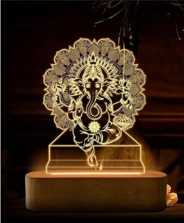 Ganesha LED Backlit Frame