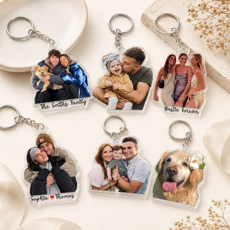 Acrylic Photo Keychain