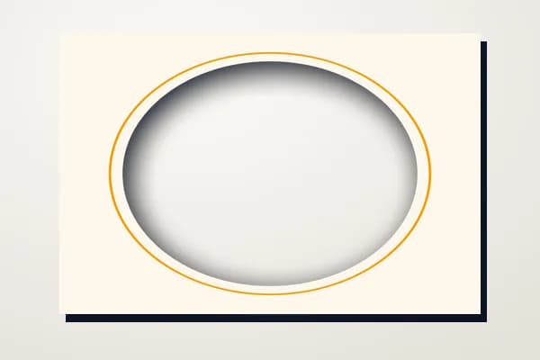 Oval Vignette · Landscape