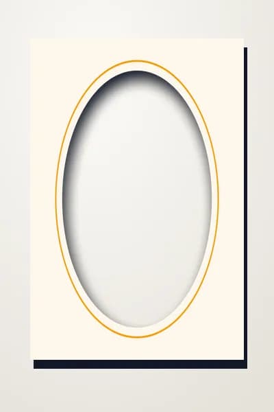 Oval Vignette · Portrait