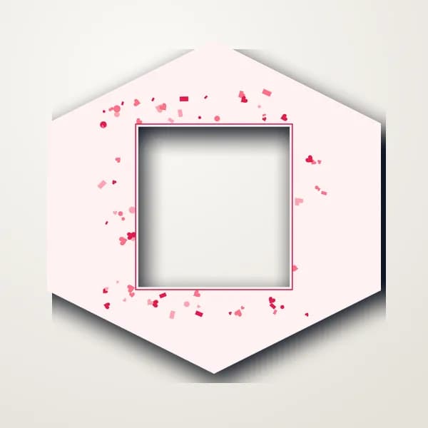 Hearts Border · Hexagon