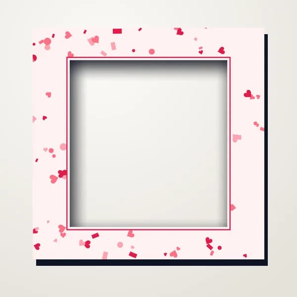Hearts Border · Square